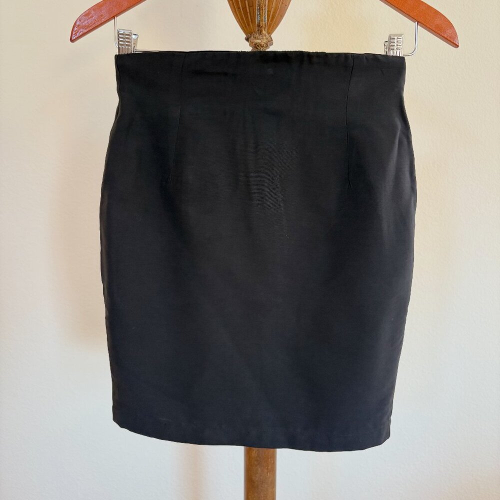 Nina K Women's Size 6 Black Pencil Mini Skirt